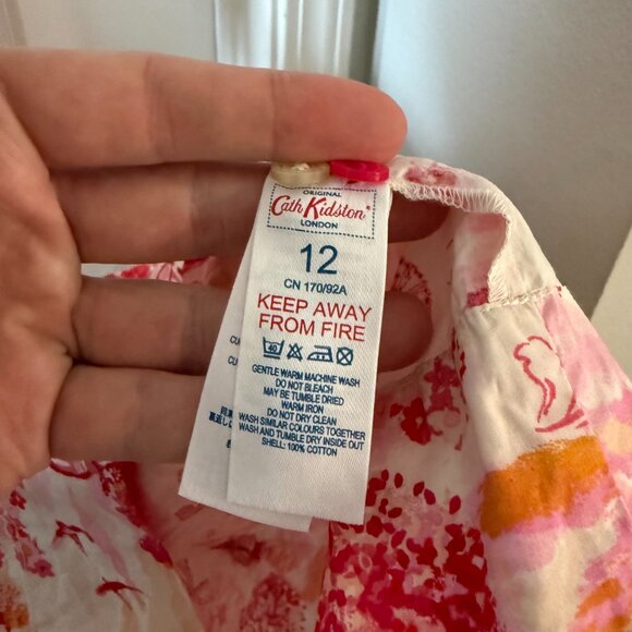 Cath Kidston Sleeveless Hot Air Balloon Print Shirt Dress – Size 12 - Picture 4 of 5